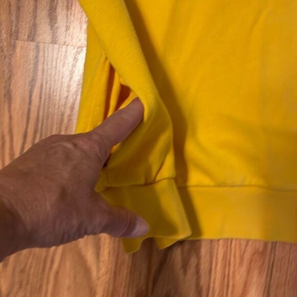 PINK Victoria’s Secret 2010 Oversized Yellow Pullover, Small - Picture 5 of 7